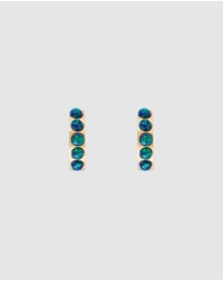 FAIRLEY - Jade Opal Crystal Huggies