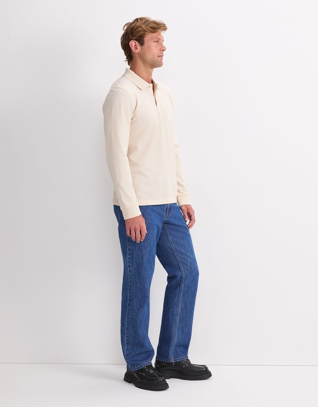 Sportscraft - Long Sleeve Sc Pique Polo