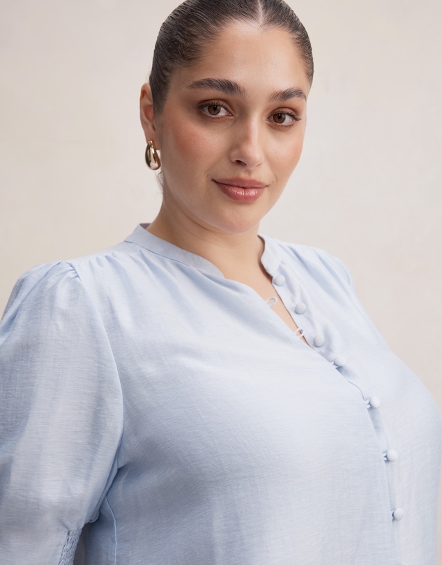 Forever New Curve - Tahlia Curve Tuck Detail Blouse