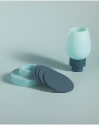 porter green - ciss | unbreakable silicone coasters