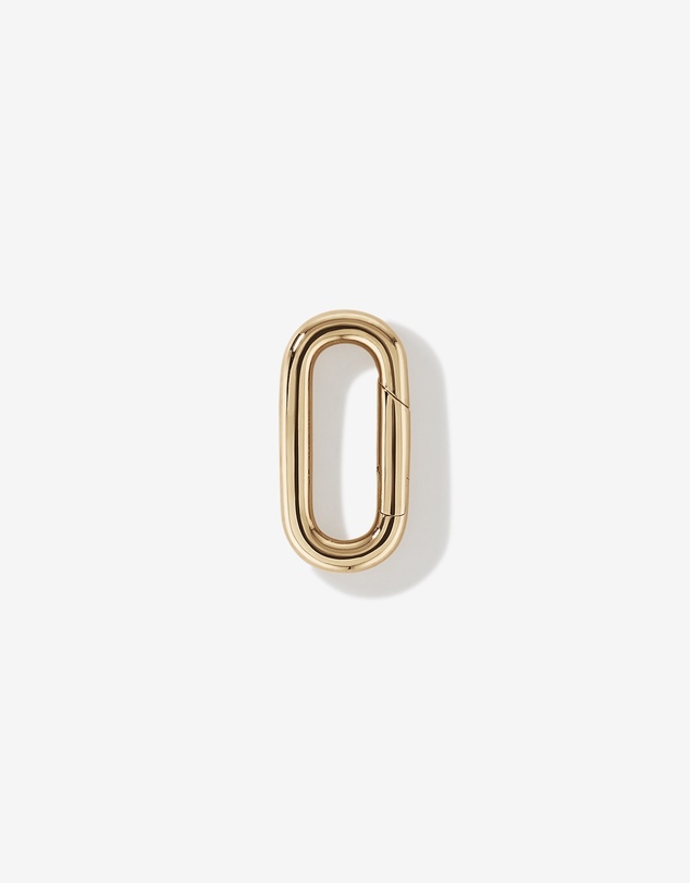Michael Hill - Polished Paperclip Pendant Connector in 10k Yellow Gold