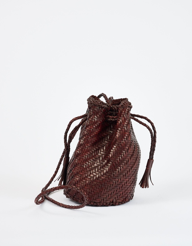 Sol Sana - Solan Leather Bucket Bag Mulberry