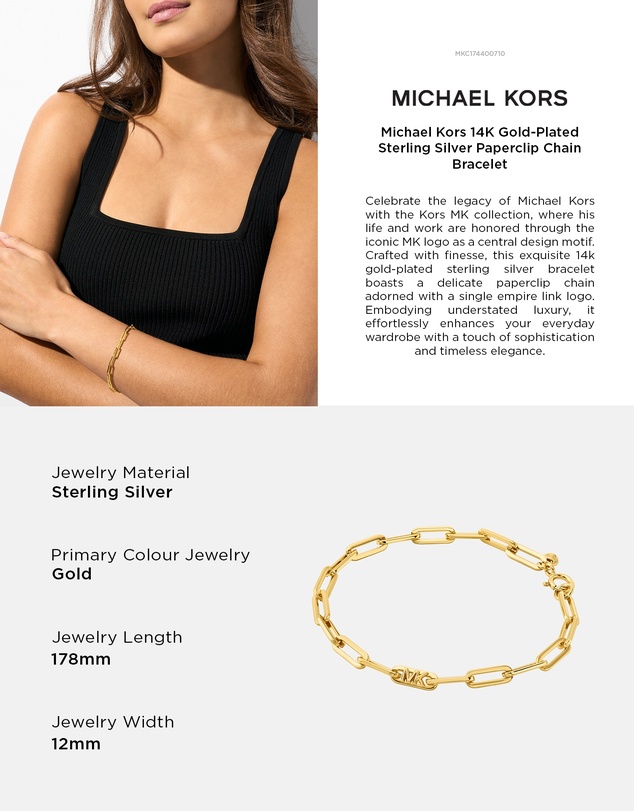 Michael Kors - Premium Gold Tone Bracelet