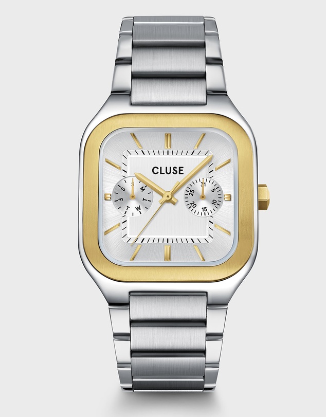 Cluse - Quadrus Multifunction Steel, Two Tone