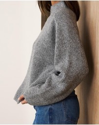 Atmos&Here - Marnie Mock Neck Knit Jumper