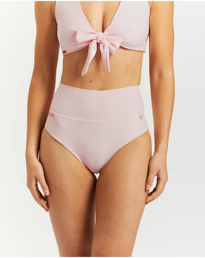 Fiola Rose Swim - Leilani High Waisted Bottoms