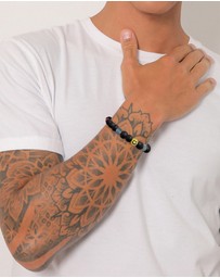 Kuzzoi - ICONIC EXCLUSIVE - Bracelet Evil Eye Glass Beads 925 Sterling Silver