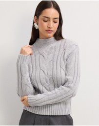 The Fated - Nickson Cable Knit Jumper