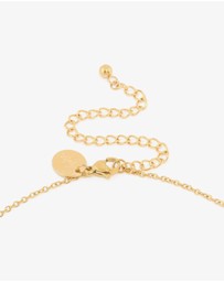 Lovisa - Waterproof Gold Plated Stainless Steel Large Bubble Letter S Necklace