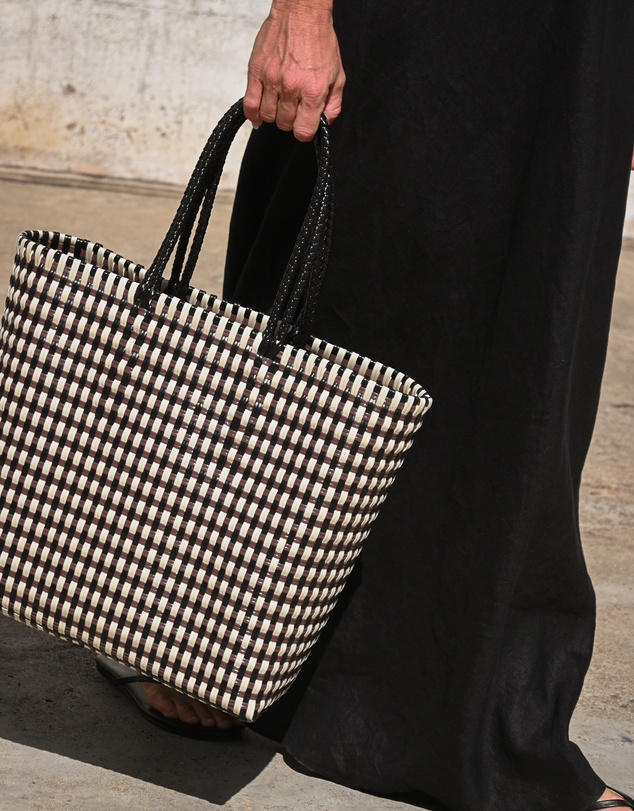 Mimmi Terra - Woven Traveller Tote Tiramisu