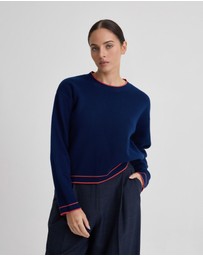 Oxford - Harper Contrast Trim Knit
