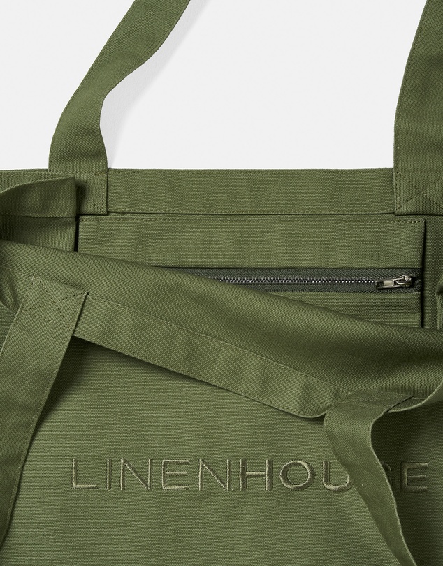 Linen House - Linen House Embroidered Tote Bag