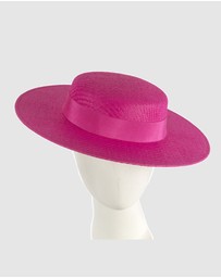 Max Alexander - Fuchsia Boater Hat