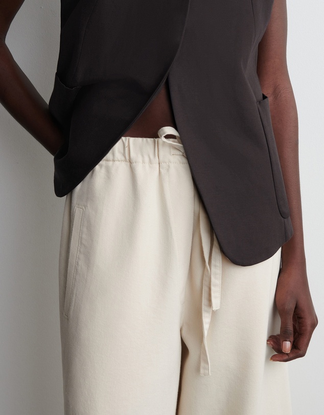 COS - Cropped Denim Wide-Leg Trousers