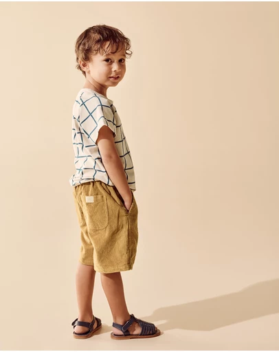 Wilson & Frenchy - Check Organic Tee - Babies-Kids