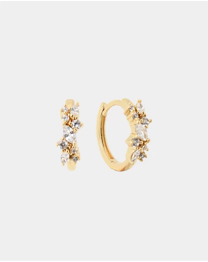 Forcast - Morroca 16k Gold Plated Earrings