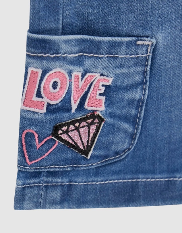 GUESS - Stretch Denim Mini Skirt