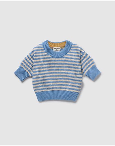 Frosted Blue Stripe