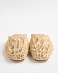 Commonry - Amara Raffia Slide