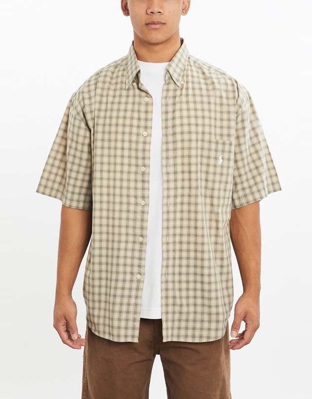 Vintage by The Real Deal - Pre Loved - Vintage 90s Polo Ralph Lauren Short Sleeve Button Up Shirt