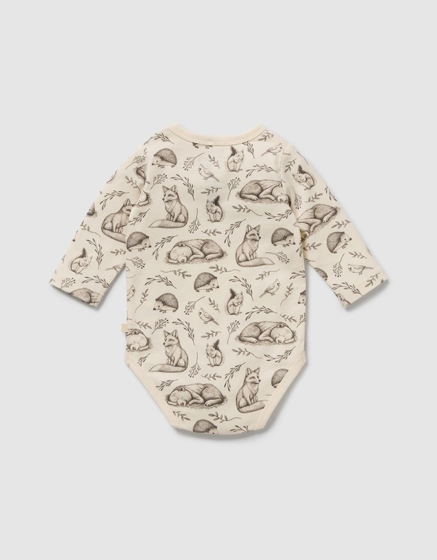 Wilson & Frenchy - Foxglove Forest Organic Bodysuit - Babies