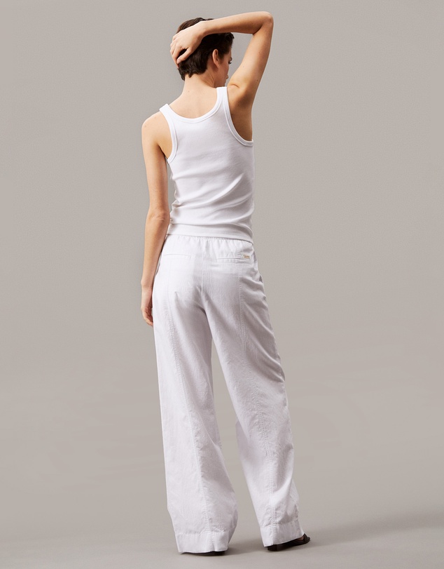 Calvin Klein Jeans - Ribbed Cotton Logo Tank Top