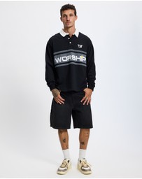 Worship - Laser Long Sleeve Rugby Polo