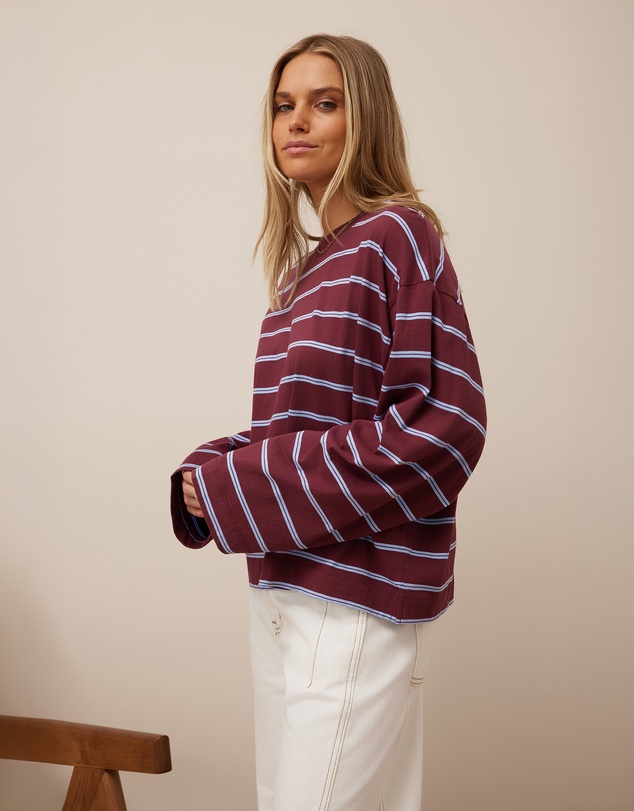 Ceres Life - Beau Long Sleeve Slouchy Tee