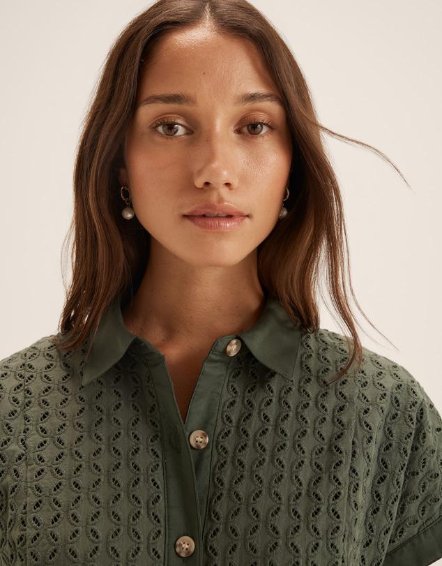 Review - Mabel Broderie Shirtdress