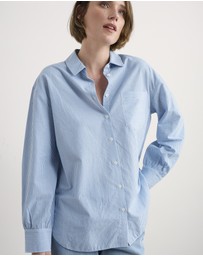 Seasalt - Seasalt Cornwall Blue Sea Path Shirt