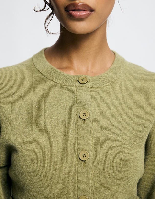 Lover - Dido Sculpted Wool Cardigan