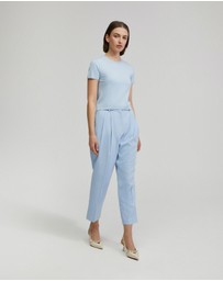 Oxford - Olivia Crop Knit Top