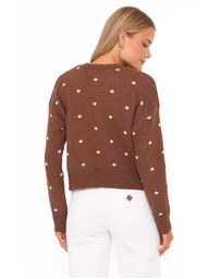 Petal & Pup - Karia Polka Dot Cardigan - Brown