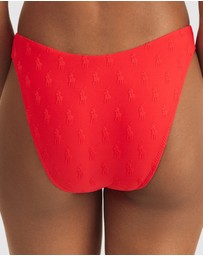 Polo Ralph Lauren - Logo Jacquard High Leg Bikini Bottom