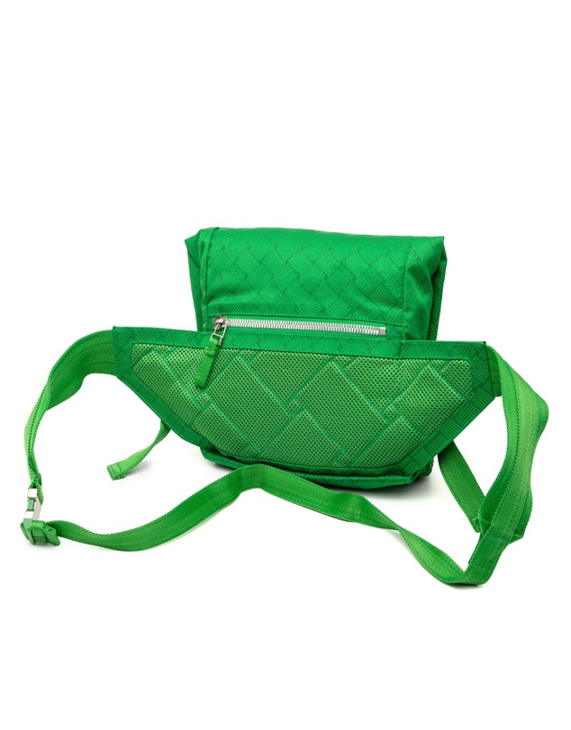Pre-Loved by Azura Reborn - Pre-Loved Nylon and Mesh Intrecciato Belt Bag