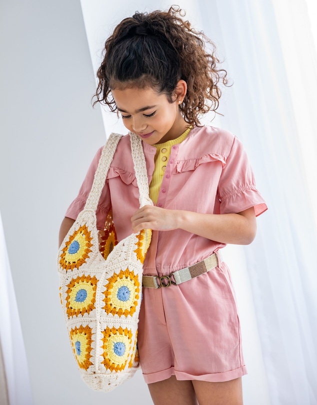 Like FLO - Linen Playsuit with Belt - Kids-Teens