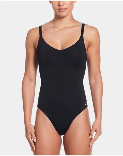 Nike - Essential V-Neck One-Piece Swimsuit