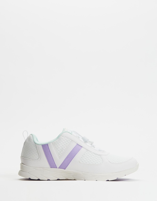 Vionic - Maren Elastic Lace Sneaker - White