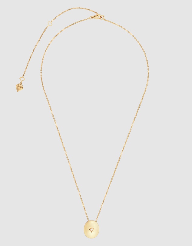 Wanderlust + Co - Falling Star Heirloom Locket Necklace