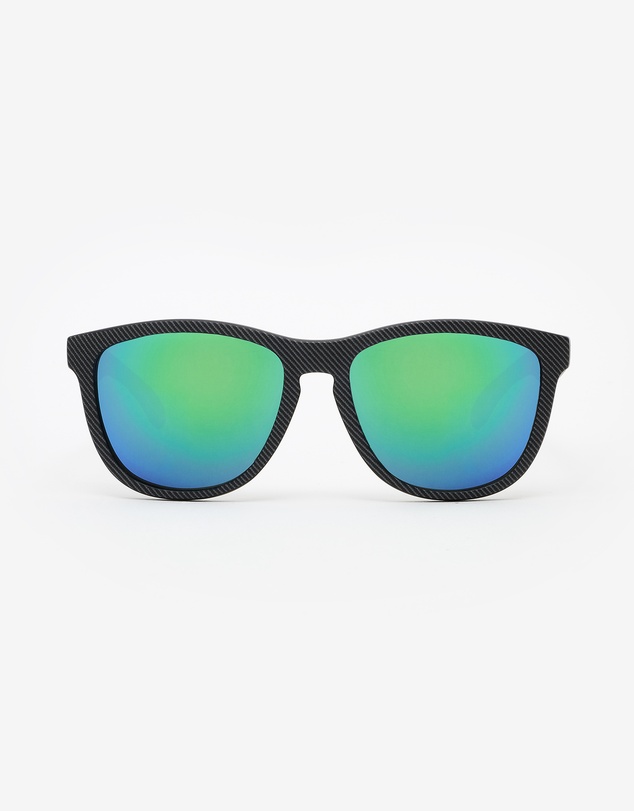 Hawkers Co - HAWKERS - Polarized Black Emerald ONE CARBONO  Sunglasses for Men and Women UV400