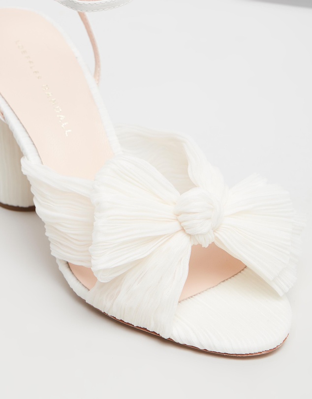 Loeffler Randall - Camellia Knot Mules with Ankle Strap