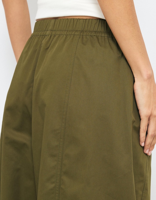 AERE - Organic Cotton Twill Barrel Leg Pants