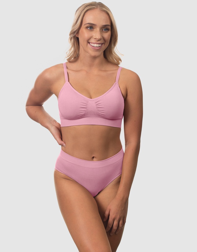 B Free Intimate Apparel - Wire-free Bamboo Padded Bra (B-C-D-DD-E-F-G-H) Cup