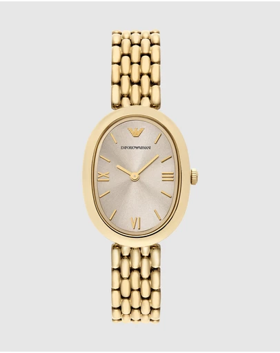 Emporio Armani - Gold Tone Analogue Watch