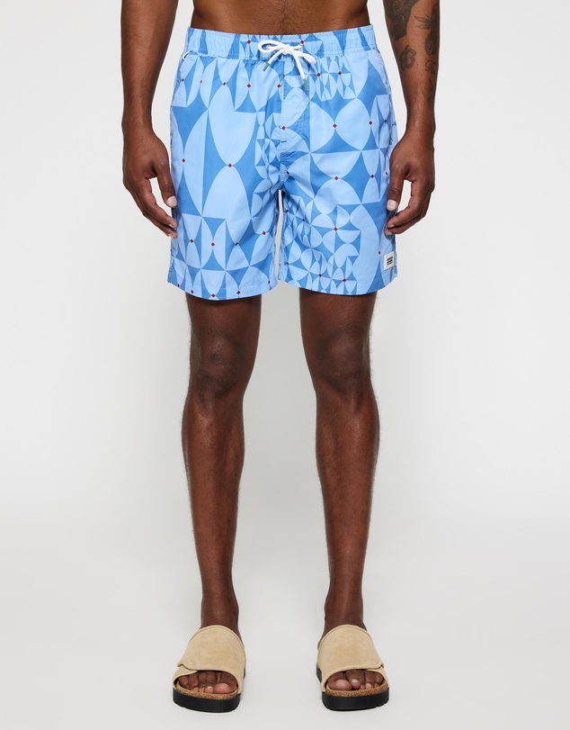 Scotch & Soda - Printed Mid-Length Swimshort