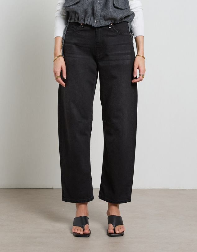 DRICOPER DENIM - Dina Cropped Barrel Jeans