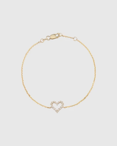Von Treskow - Open Heart Lab Diamond Bracelet