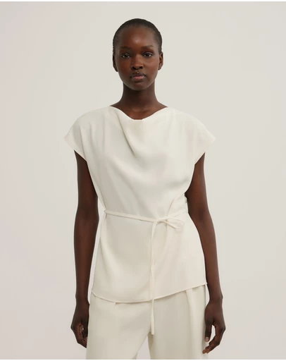 Witchery - Cowl Tie Belt Top