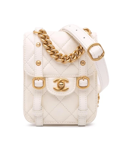 Pre-Loved by Azura Reborn - Pre-Loved chanel Chanel Quilted Lambskin Messenger Bag