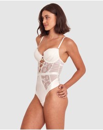 Bras N Things - Floriane Push Up Bodysuit - Ivory